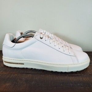 Birkenstock Bend Low Leather Casual Lace Up Shoes Mens 11 EU 44 White Leather